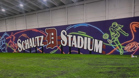 Schautz Stadium Mural