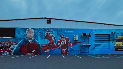 Once a Buck Always a Buck Mural