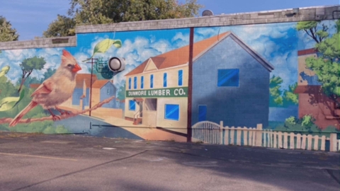 Dunmore Lumber Mural
